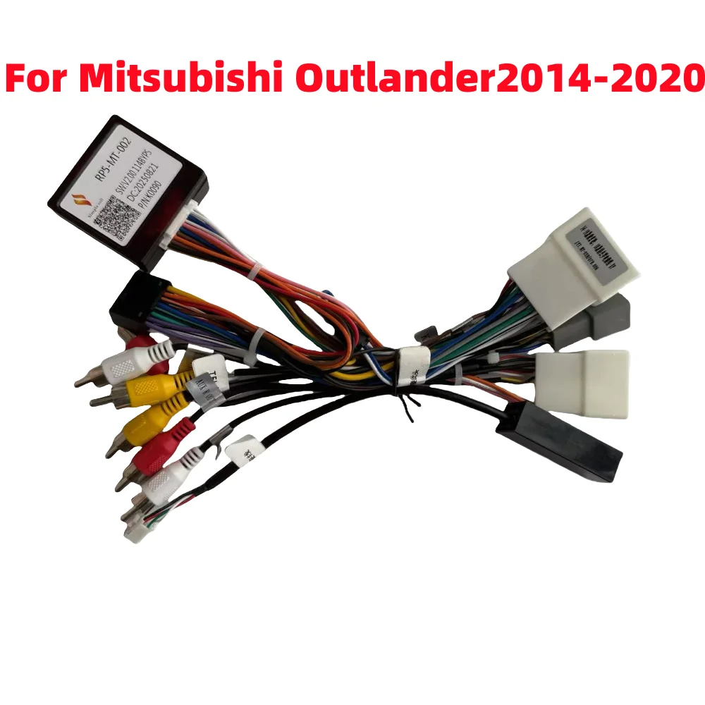 Simple Canbus Box PR5-MT-002 For Mitsubishi Outlander2014-2020 ASX Pajero Android Car 16 Pin Power Wiring Harness Adapter