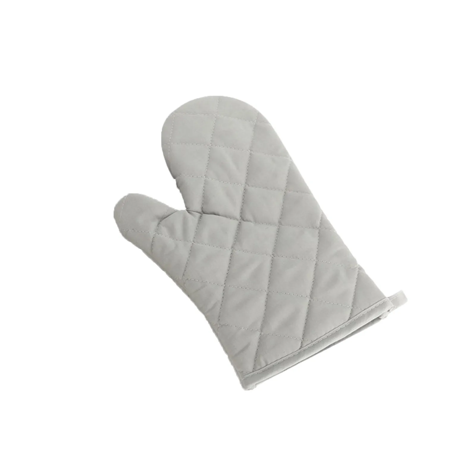 1PCS Oven Mitts Heat Resistant Microwave Oven Glove Cotton Linen Baking BBQ Non-slip Oven Mitts Kitchen Cooking Supplies Tools