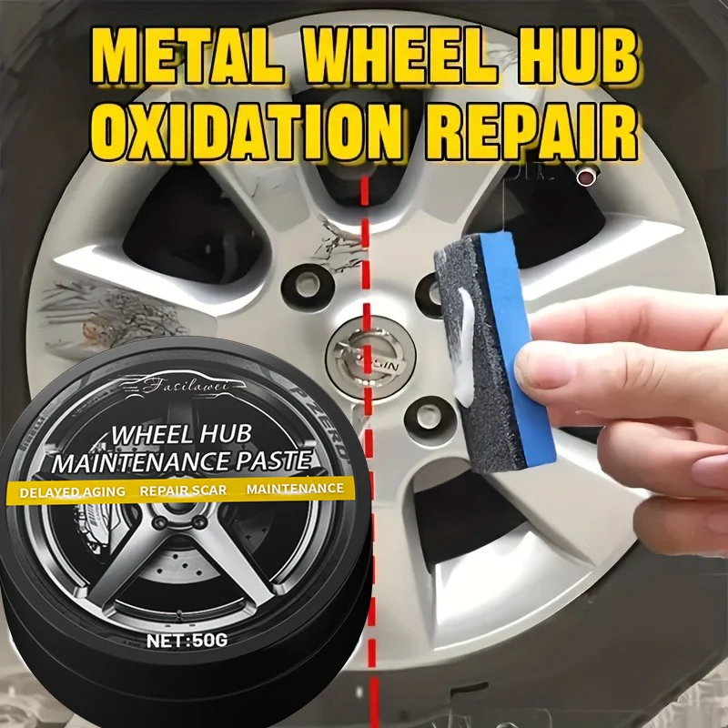 

Aluminum alloy car wheel scratch repair paste, tire and wheel rim scratch repair paste | Wheel wear and fading remover
