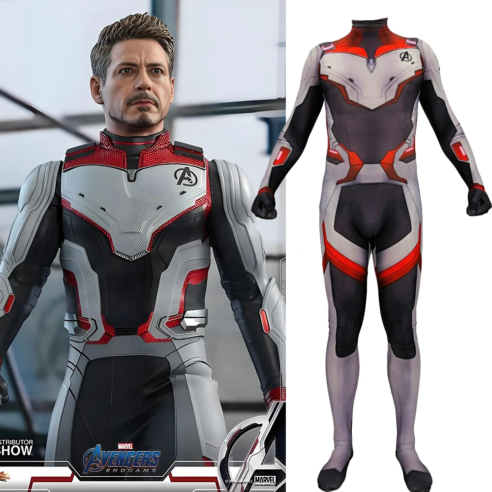 

The Avengers 4 Cosplay Ant Man Cosplay The Quantum Costume 3D Printed Spandex Bodysuit Zentai Outfits Halloween for Adult Kids