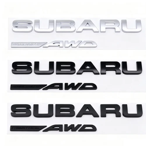 Imagen 2 del producto 21,5X2,2 CM ABS 2025 para Subaru SYMMETRICAL AWD letras para maletero trasero de coche pegatinas con emblema STI XV WRC WRX BRZ FORESTER IMPREZA LEGACY