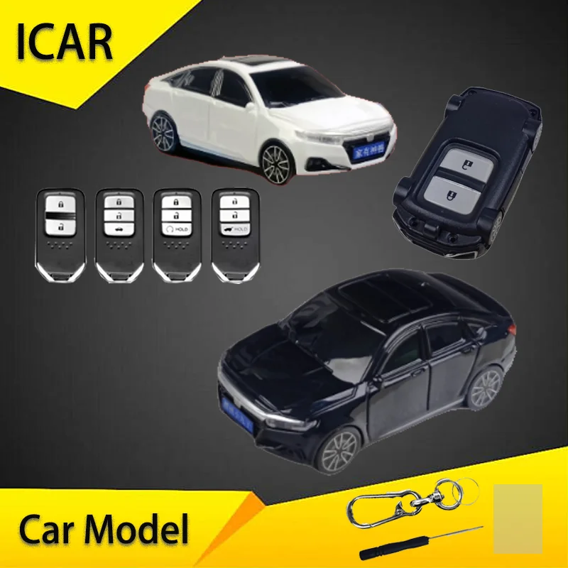 

Чехол для ключей модели автомобиля Honda Accord для CRV CR-V Fit Civic Accord HR-V HRV City Odyssey XR-V, чехол для ключей с дистанционным управлением, брелок для ключей