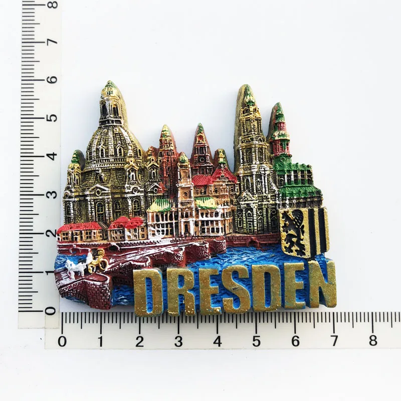 

Landmarks in Leiston, Germany Fridge Magnets Travel 3D Memorial Magnetic Refrigerator