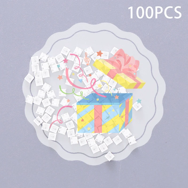 100Pcs WS2812B 2020 LED Chip Mini White PCB RGB Full Color LED Chip DC5V For LED Strip Screen