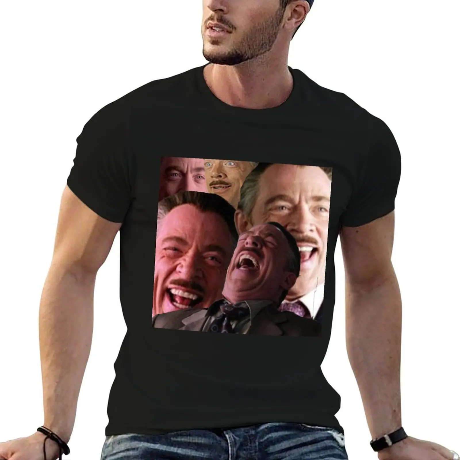 Camiseta Jameson Hysterical Laugh, camiseta informal para hombre, paquete de camisetas blancas para hombre, Camiseta de algodón