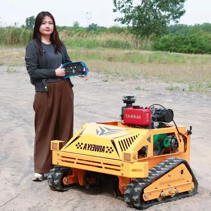 Customized Compact Structure 4 Stroke Lawn Mower Self Propelled Lawn Mower For Narrow Forest Path Shrub Cutting Weed Tasks
