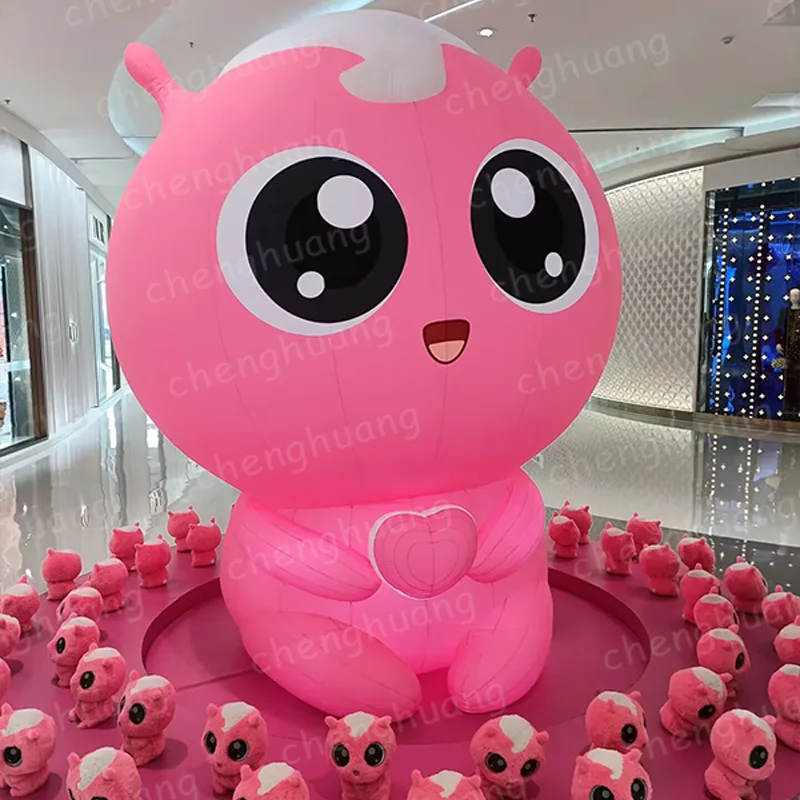 

Inflatable cute dolls with blowers, outdoor square activity decoration props, customizable products