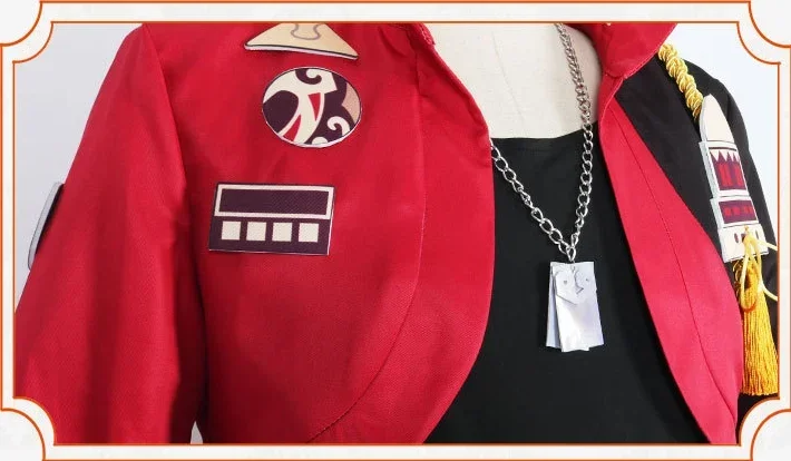 Jogo genshin impacto thoma cosplay traje thoma outfit trajes conjunto completo