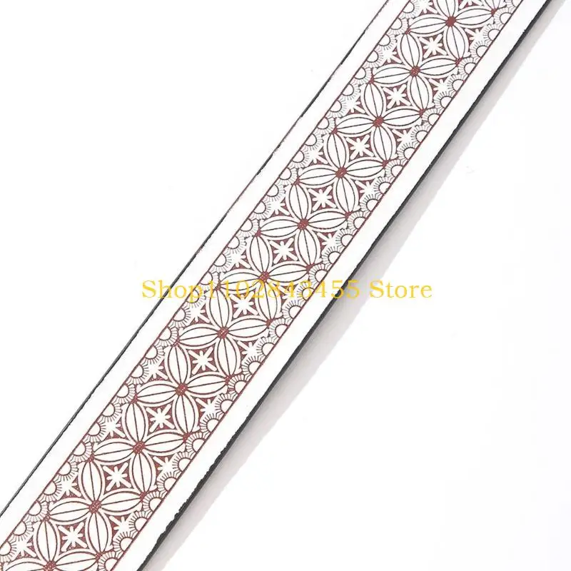 49MC Decorative Waist Belt with Embossed Strap for Dresses and Skirts Waist Decors