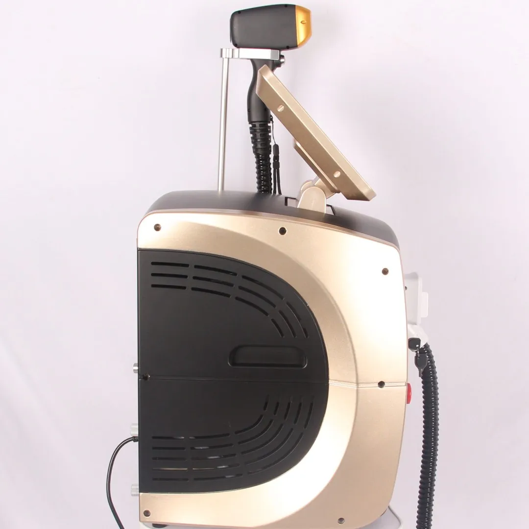 เครื่องกำจัดขนด้วยเลเซอร์ไดโอดกำจัดขน3ความยาวคลื่นเครื่องกำจัดขนอุปกรณ์ฟองน้ำถอนขนถาวรอเล็กซานดริท