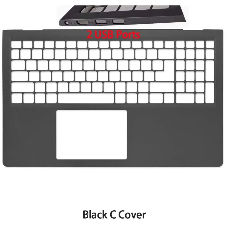 جديد لـ Vostro 15 3510 3511 3520 3525 V3510 LCD الغطاء الخلفي الإطار الأمامي مفصلات المفصلي غطاء علوي 0DWRHJ Palmrest الغطاء السفلي