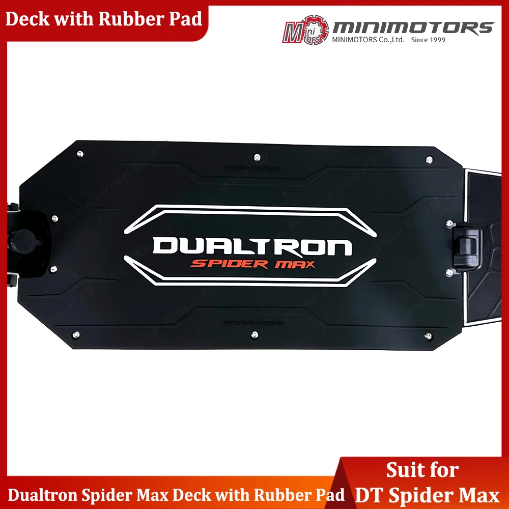 Official Dualtron Spider Max Deck Plate with Rubber Pad Dualtron Spider Max Battery Base Plate with Anti-slip Mat for Spider MAX