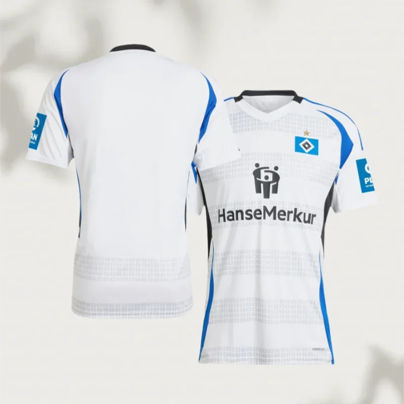2025, neues Hamburg Football, schnell trocknendes Trikot-T-Shirt, deutscher Fußball, kurzärmeliges, schnell trocknendes Downhill-Motorrad-T-Shirt