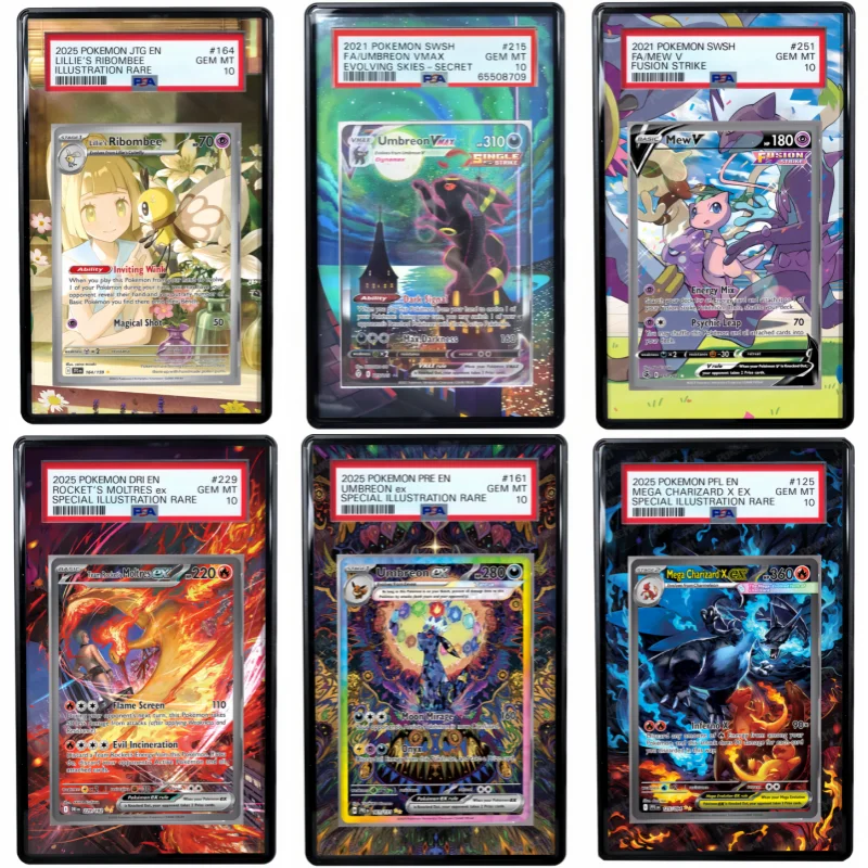 

Anime Art Display for Pokemon Zekrom Charizard Umbreon Dragonite Anime Game Expand Art Fan Gift Acrylic Protective Case Keychain