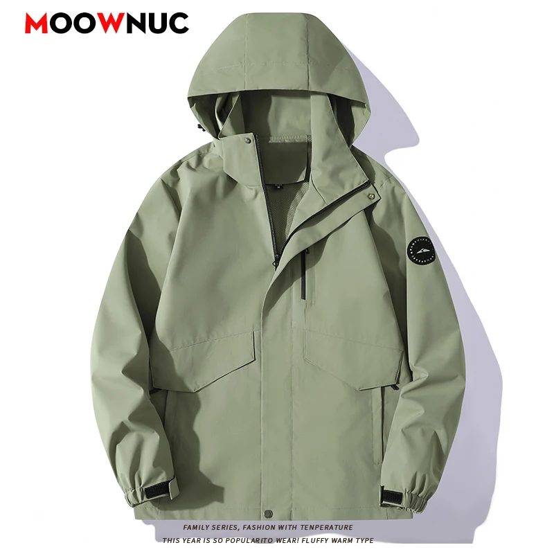

Men Clothing Men's Windbreaker Jacket Streetwear Windproof Spring Autumn Hombre Casual Coat for Camping Outdoor Male New Coats