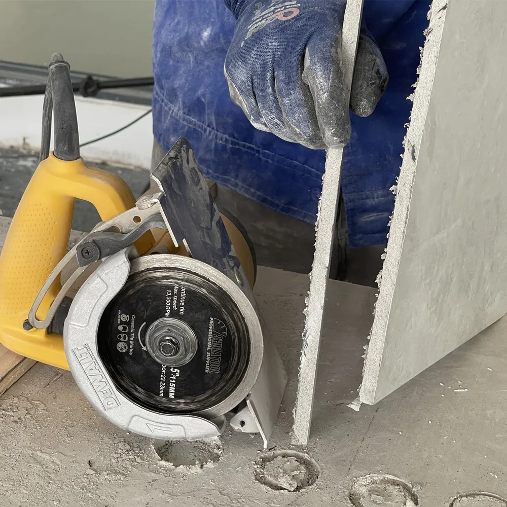 SHDIATOOL 5 115Mm Hot-Ép MỏNg Tiếp Tục Viền Kim Cương Lưỡi Cắt Gạch Men Ướt Cắt Đĩa Kim Cương chip-Giá Rẻ