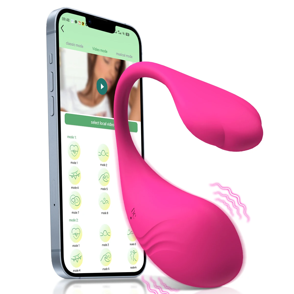 سماعة لاسلكية تعمل بالبلوتوث G بقعة هزاز للنساء دسار APP التحكم عن بعد ارتداء تهتز البيض البظر الإناث سراويل الجنس لعب للبالغين