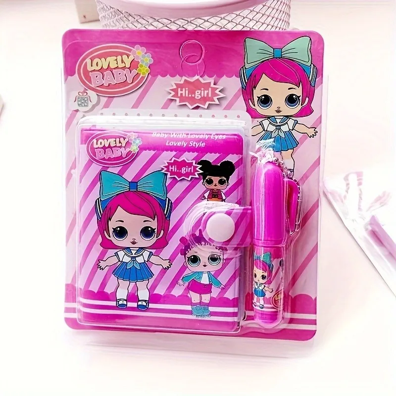 Imagem -06 - Caderno de Boneca Surpresa com Caneta Esferográfica Menina Kawaii Escrevendo Diário para Crianças Escola e Escritório Papelaria Abastecimento Bonito