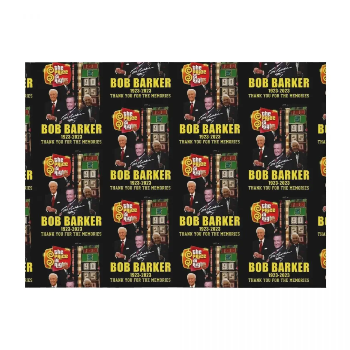 

The Price Is Right Bob Barker 1923 Throw Blanket Custom blankets ands anime bed plaid Blankets