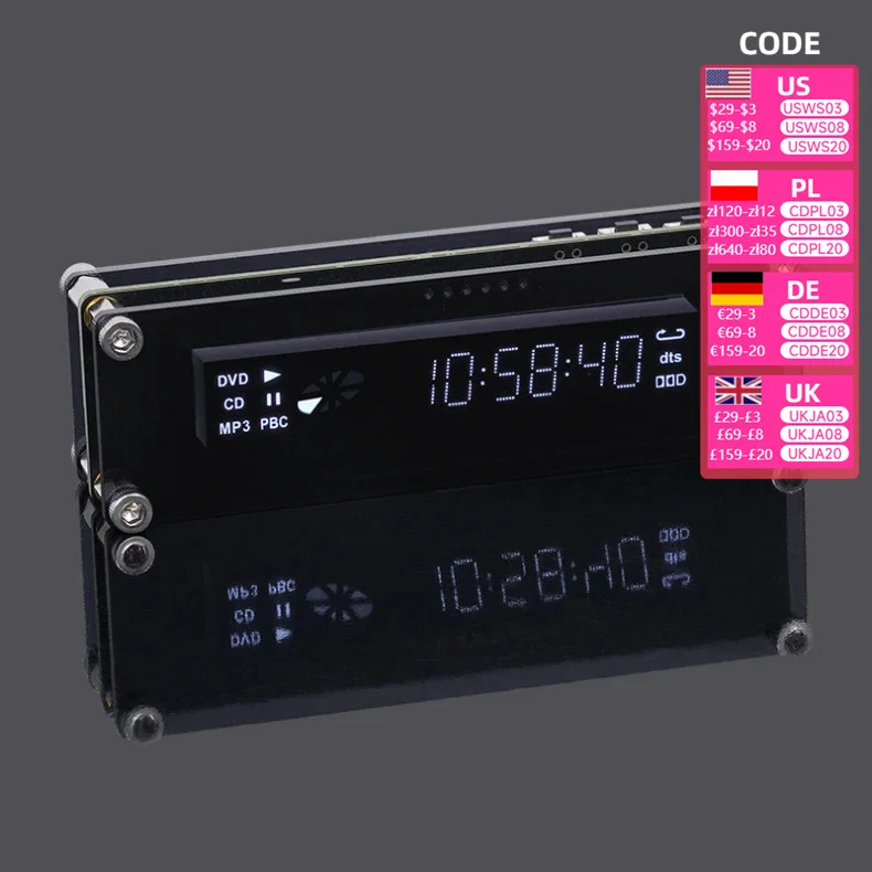

Creative DIY electronic clock desktop decoration gift industrial retro