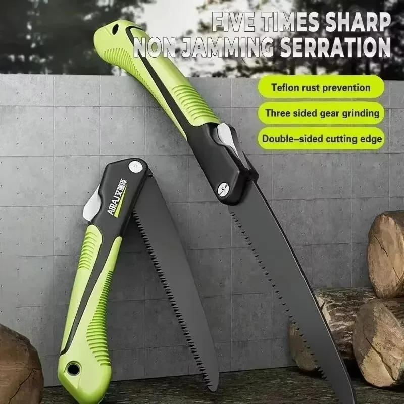 LIXIU Folding Saw Heavy Duty Extra Hand Saw For Wood Camping DIY Wood Pruning Saw With Hard Teeth Pruning Tools