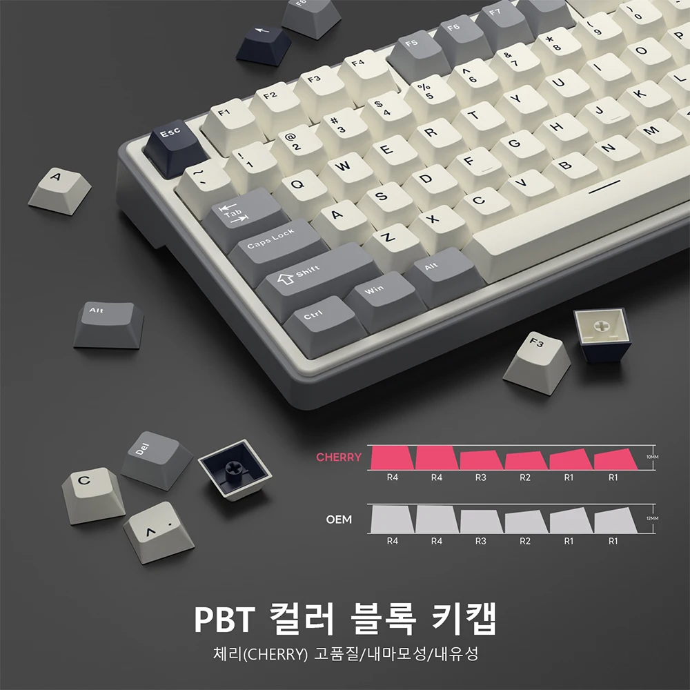 RK Royal Kludge RK R87Pro 가스켓 유선 게이머 키보드 핫스왑 가능 88키 기계식 키보드 88% RGB 백라이트 PBT 키캡 포함