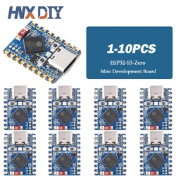 Mini Placa de desarrollo piezas, ESP32-C3-Zero de 1-10 ESP32-S3-Zero, WiFi, Bluetooth, tamaño Ultra pequeño, ESP32, C3, S3, ESP 32