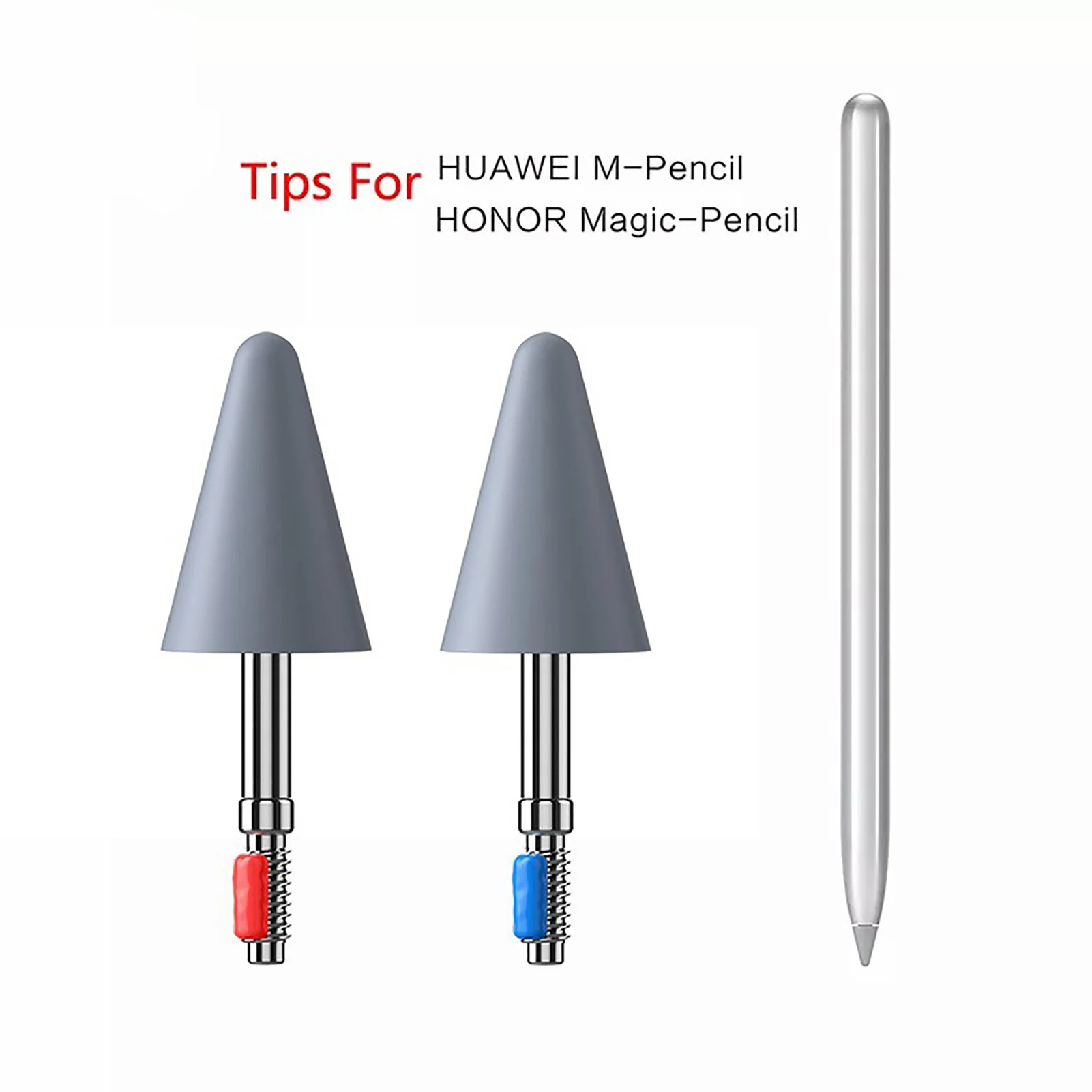 1/4PCS Original Pencil Tips For Huawei M-Pencil Tips / HONOR Magic-pencil Replacement Tips Tablet Magnetic Nib Replaceable