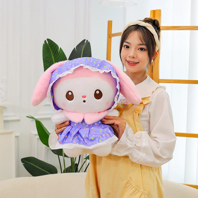 50 cm Cartoon Sanrio My Melody Plüsch Puppe Kawaii Kopftuch Rock Melody Weiche Angefüllte Plüsch Spielzeug Große Größe Nette Kissen geburtstag Geschenk