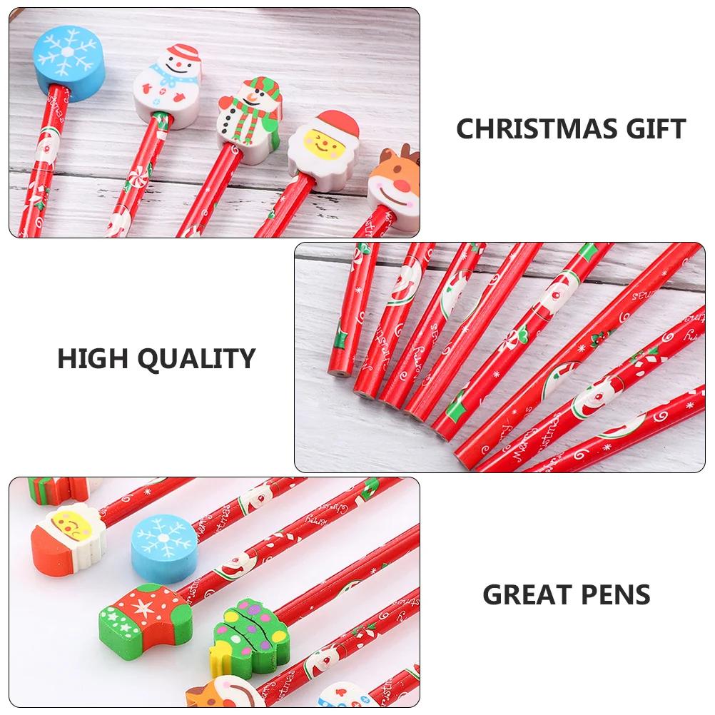 2 Count Christmas Pencil Toddlers Writing Drawing Pencils Kids School Supplies Paint Cartoon Stationery