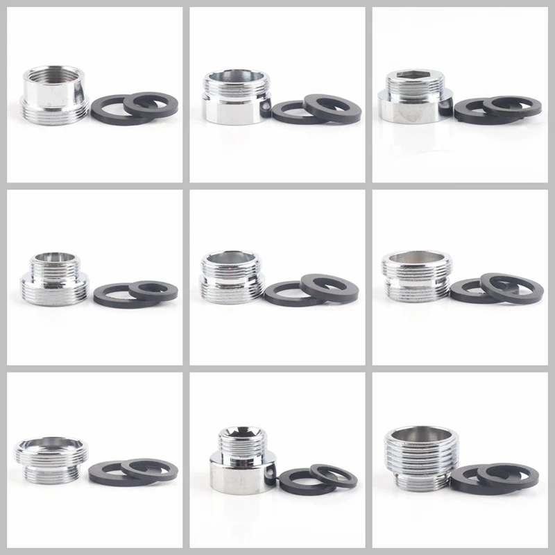 

2 шт., фитинги для аэратора для крана 16, 18, 20, 22, 24 мм G3/4 G1/2, адаптер для кухонного крана, медные аксессуары для очистителя воды