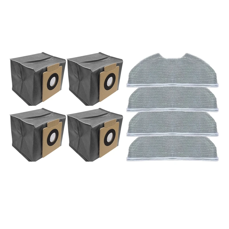 

For Eufy X8 Pro Robot Vacuum Replacement Mop Pads Dust Bags Parts Accessories