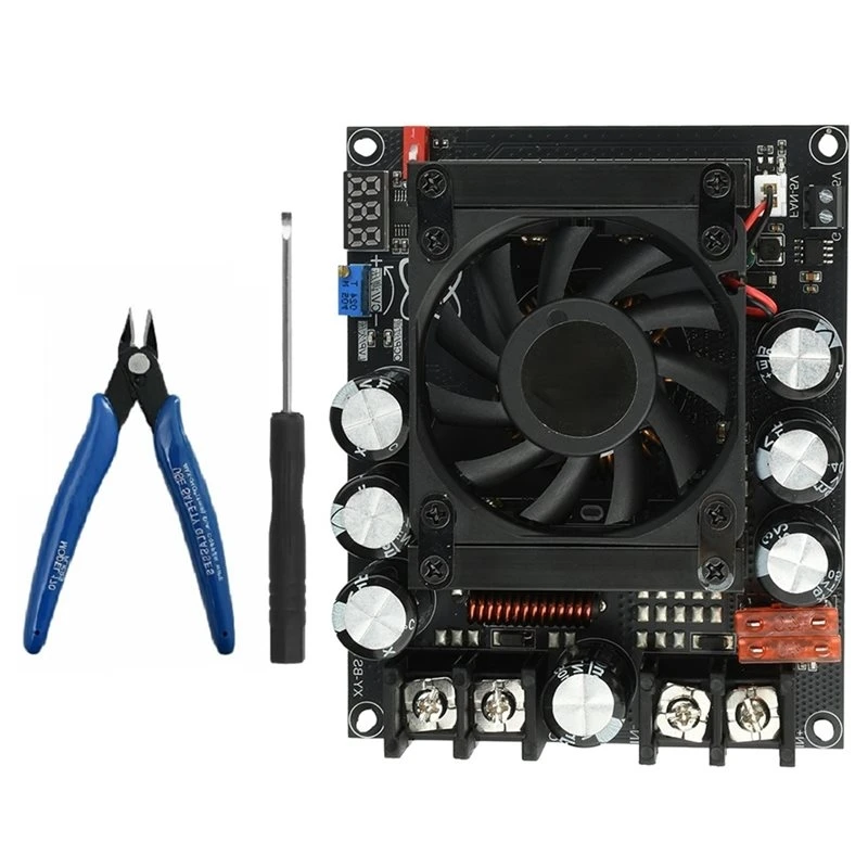 AS94-Step-Up Power Module 8-32V To 55V 12-60V To 90V 96% Efficiency Fan Cooling High Current 50A For Amp/Industrial