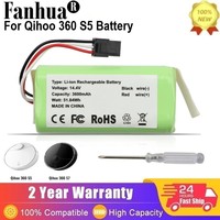 14.4V Vacuum Replacement Battery for Qihoo 360 S5 S7 S7 Pro T90 X9 Vacuum Spare for LIFERO RX9 Robot Vacuum with Tools Battery