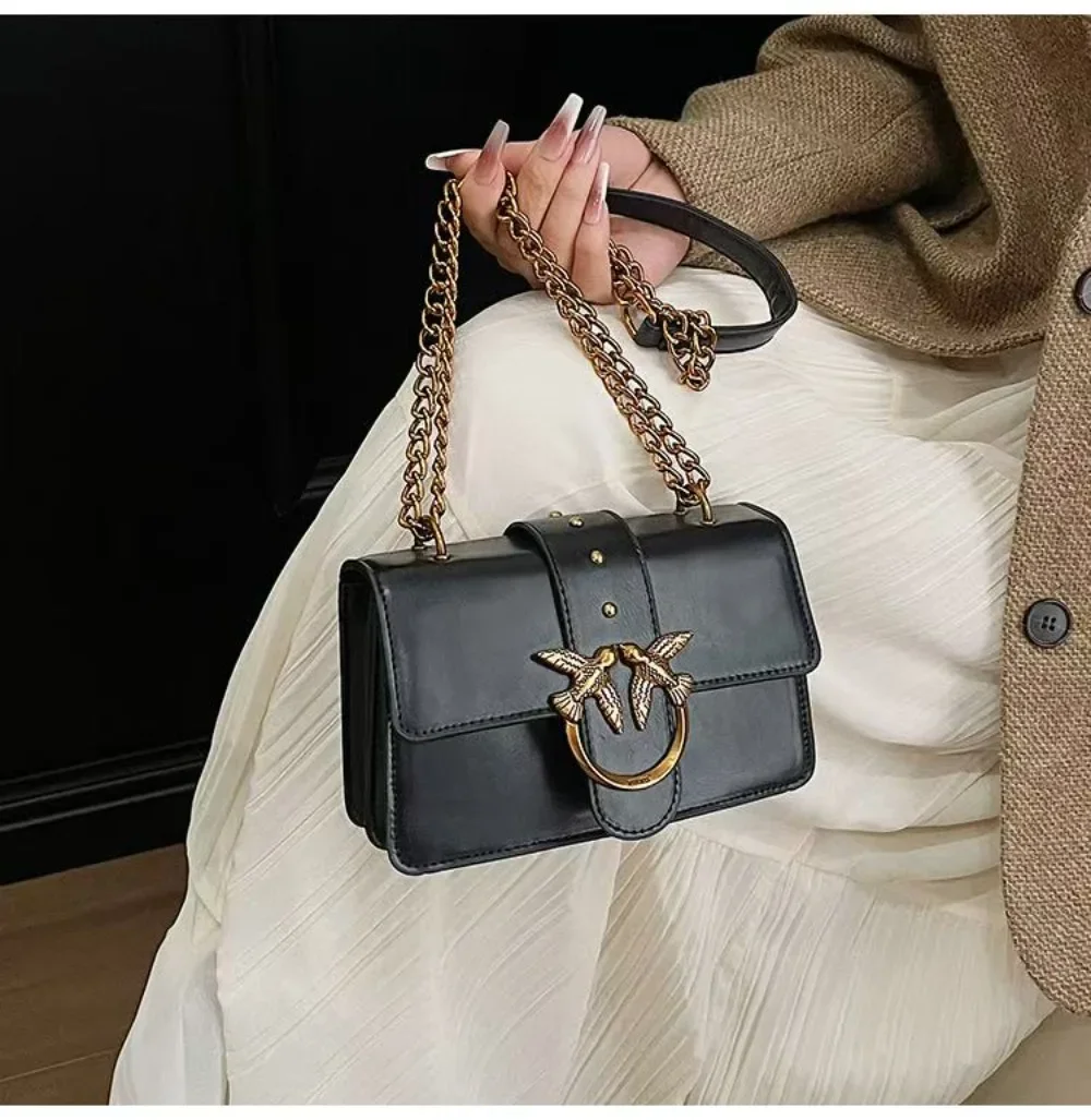 2026 Frühjahr/Sommer Kleiner Vogel Geprägte Unterarm-Schultertasche Neue Casual-Handtasche Ketten-Umhängetasche Geeignet für Frauen.689 – Detail 18