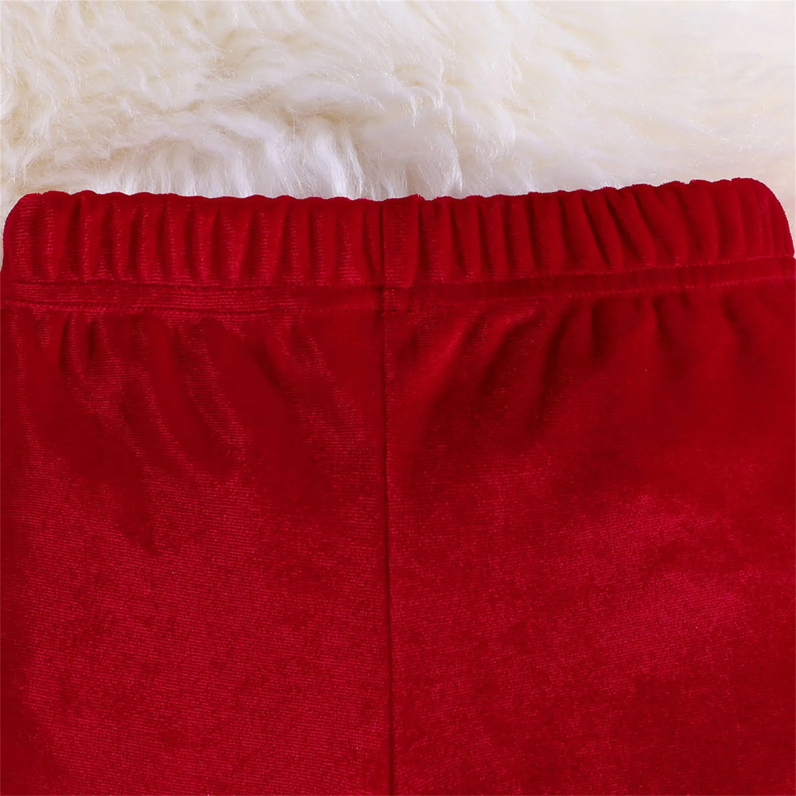 Roupa do Romper do Natal para o bebê recém-nascido, Bell Bottoms Pants, minhas primeiras roupas de Natal