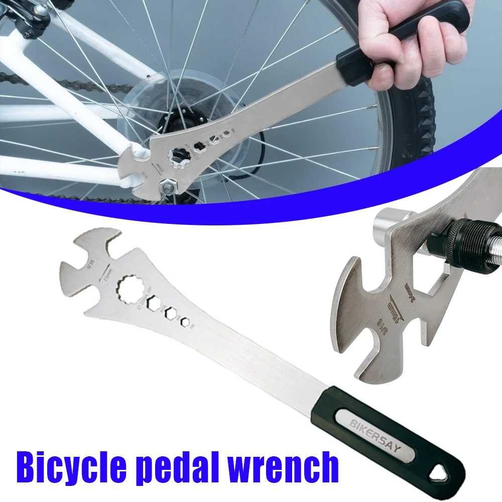 

Bike Pedal Wrench Multi Tool Extended Handle For Removal Installation Of Clipless Road Bicycle Pedals Repair Maintenance