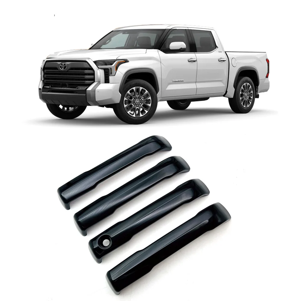 For Toyota 22 Tundra modified door handle decorative strip Tundra, door handle protection bright strip sticker