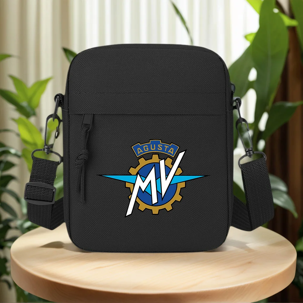 Stylish MV ,Blue,Gear shape Men Crossbody Bag Single Shoulder Women Cartoon Anime Film Printing Design Unisex