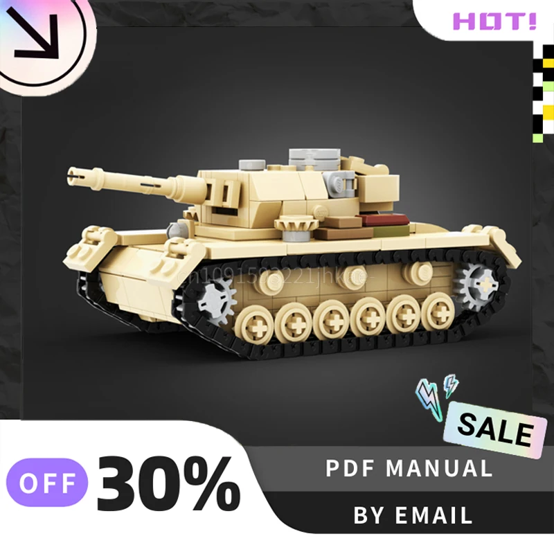 

[399 шт.] индивидуальный набор креативных строительных блоков MOC War Tank STEM, развивающие игрушки, комплект строительной модели «сделай сам», подарки на день рождения