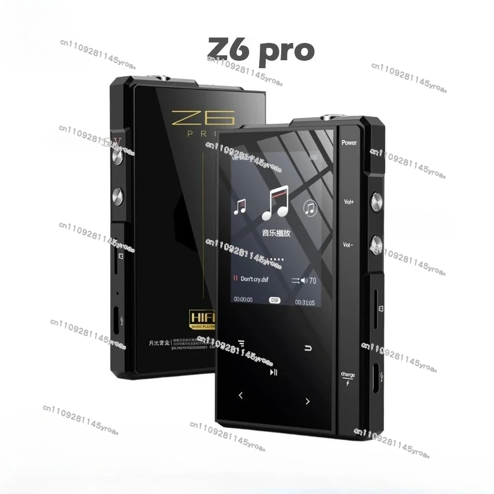 Z6 Pro DSD512 Wireless Bluetooth Music Player MP3 Hifi Sound Stereo Lossless Decoding Output Portable Customized Gifts