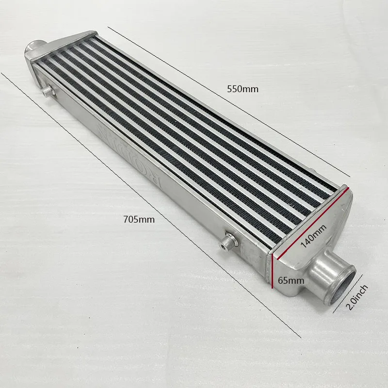 Front Mount intercooler Universele Turbo Intercooler voor Audi Jetta Inlaat 2.5"/65mm OD=2/2.5/3.0 inch voor BMW voor VW voor Golf