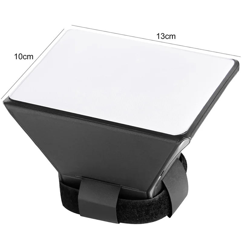 10x13cm Mini Softbox Diffuser for DSLR Flash Speedlite Speed Light Portable Photography Flash Softbox Diffuser CANON