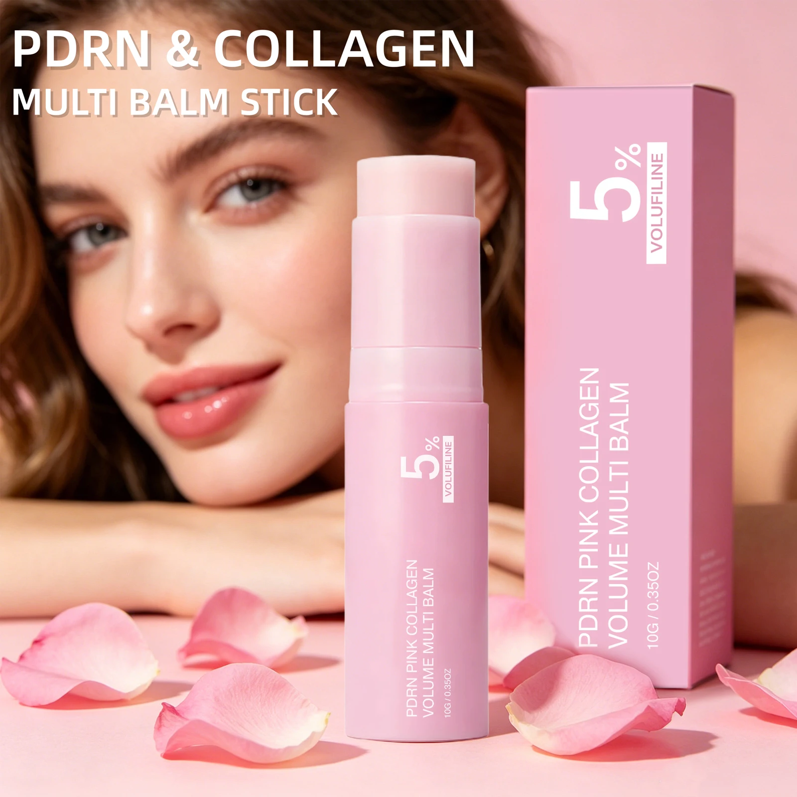 Collagen Moisturizing Cream Stick Hydrating Non-Greasy Instant Touch-Up For Skin Radiant Finish Korean Cosmetics All In One Balm