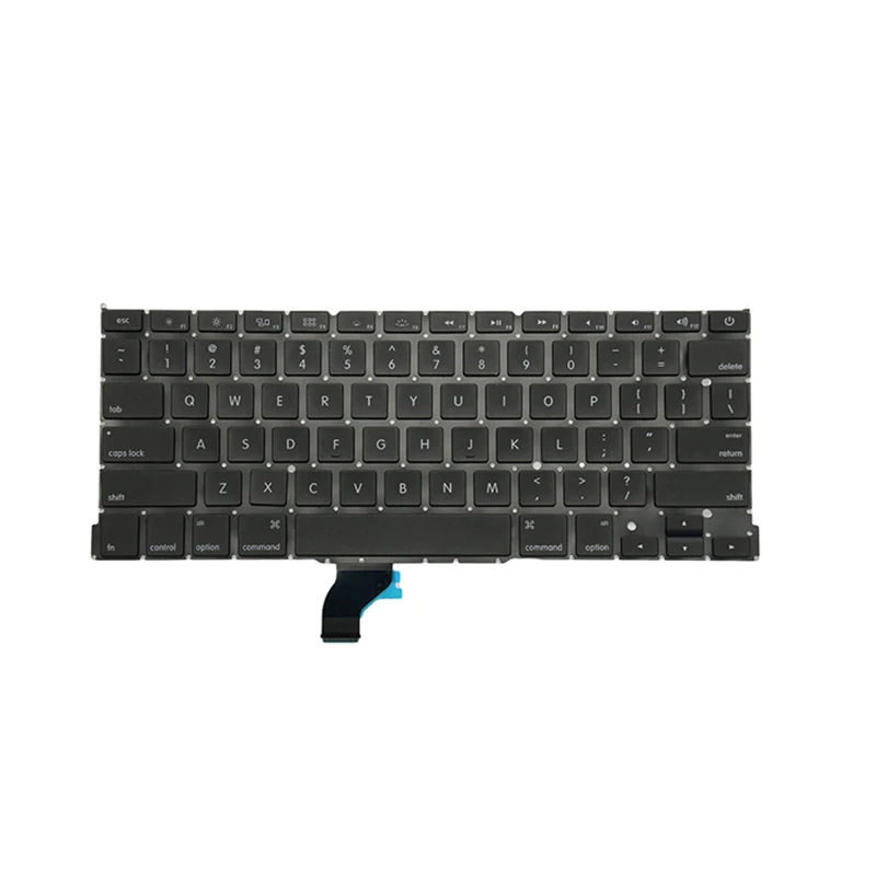 A1502 US UK Spanish French Russian Arabic German Keyboard with Screws For Macbook Pro Retina 13