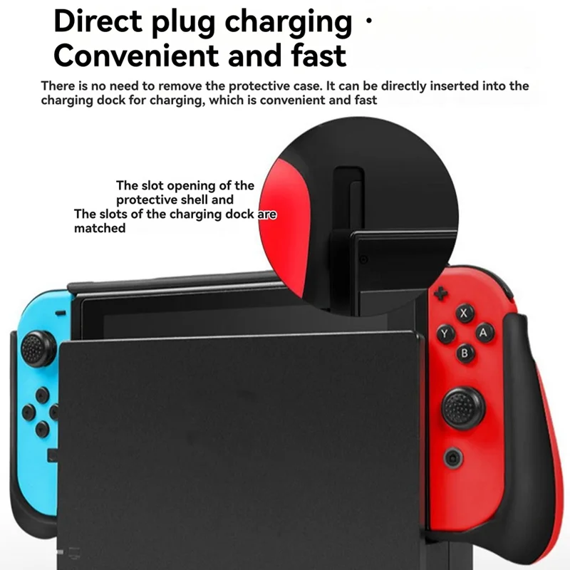 【حصريًا!】لغطاء حماية من مادة TPU للتبديل، غطاء متين لجهاز Nintendo SWITCH المحسن