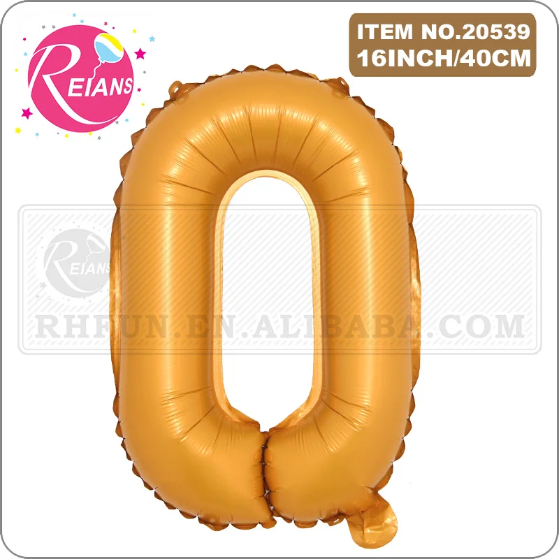 16 inch Orange Letter Number Alphabet Foil Balloons Birthday Party Wedding Decoration event & party supplies birthday balloons