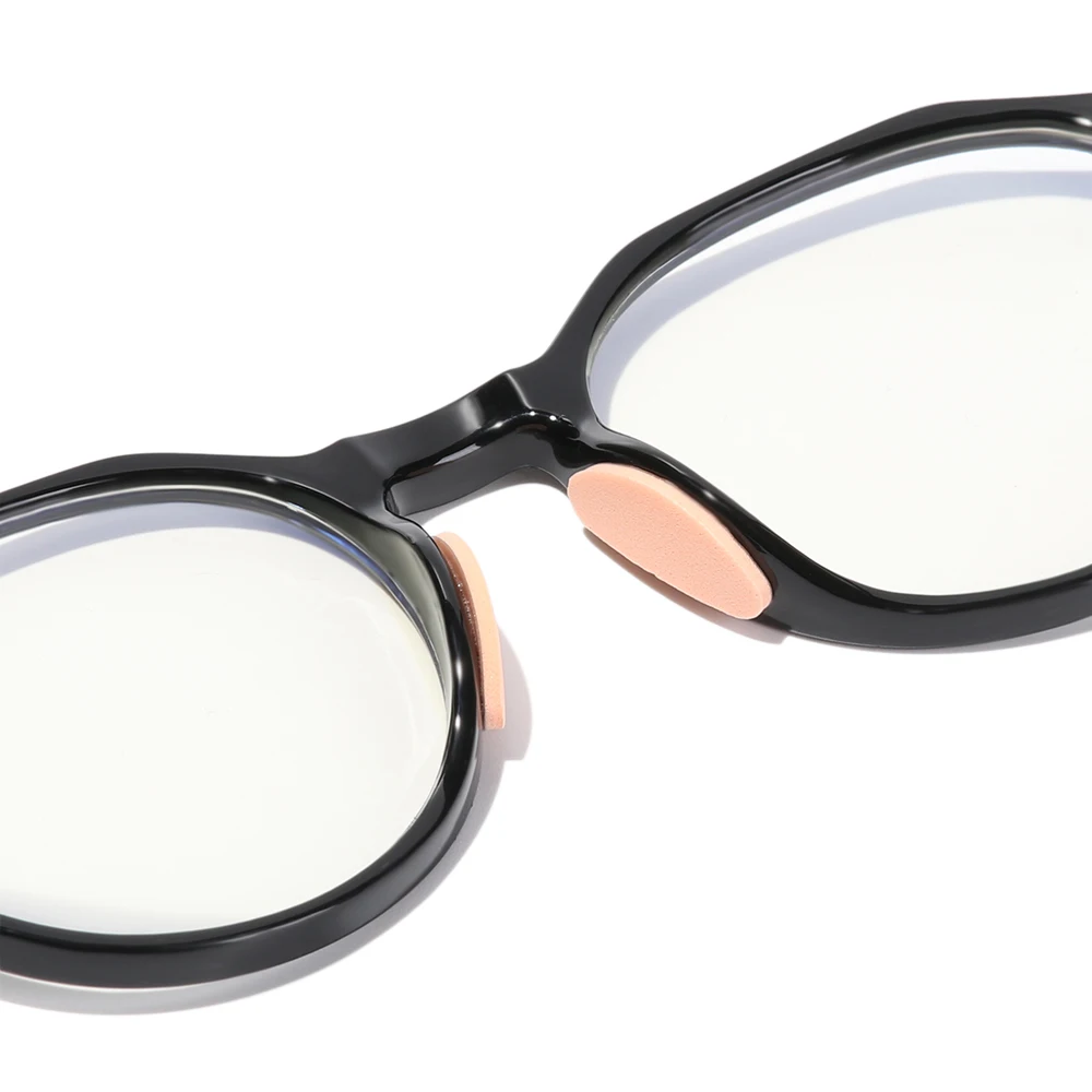 

4 пары самоклеящихся накладок на нос для очков, 1,5 мм, телесного/черного цвета, без складок, нескользящие, из ЭВА