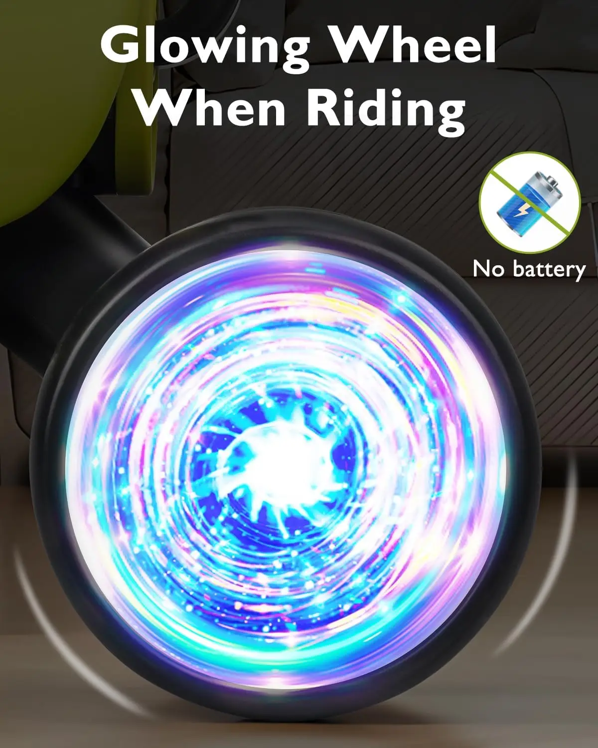 Vélo d'équilibre coloré pour tout-petits, roue lumineuse, jouets pour bébés, garçons et filles de 1 an, vélo d'équilibre pour bébé de 12 à 24 mois, musique douce, mignon