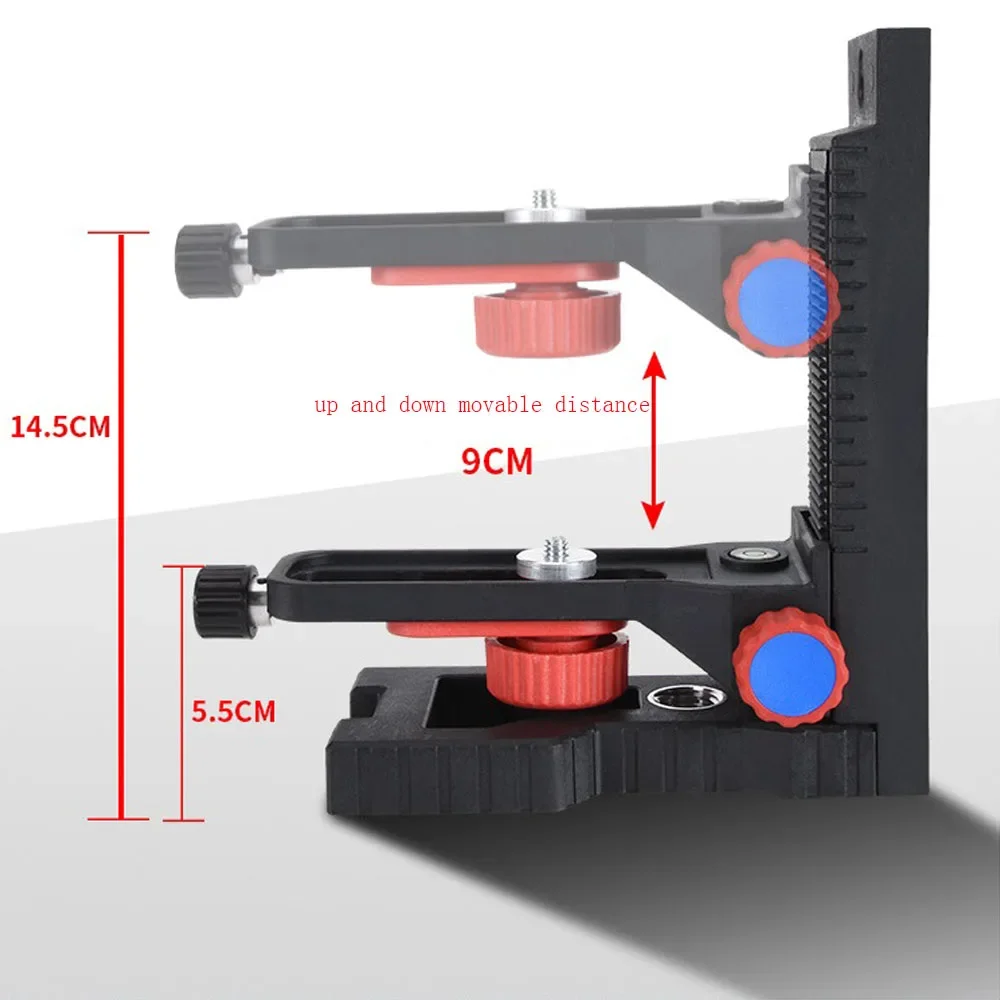 

Strong Magnet L-shape Bracket Stand Adjustable Laser Level Bracket L-bracket Wall Mounted Holder Leveling Support Hanger